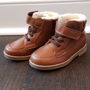 toddler boys brown boots